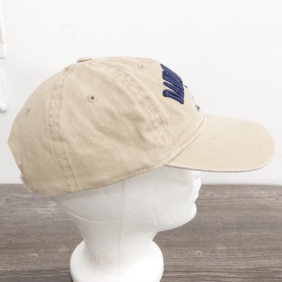 Dauphin Island Alabama Hat Cap Strap Back Embroidered Oars Lucky 7 Mens USA - Picture 6 of 9